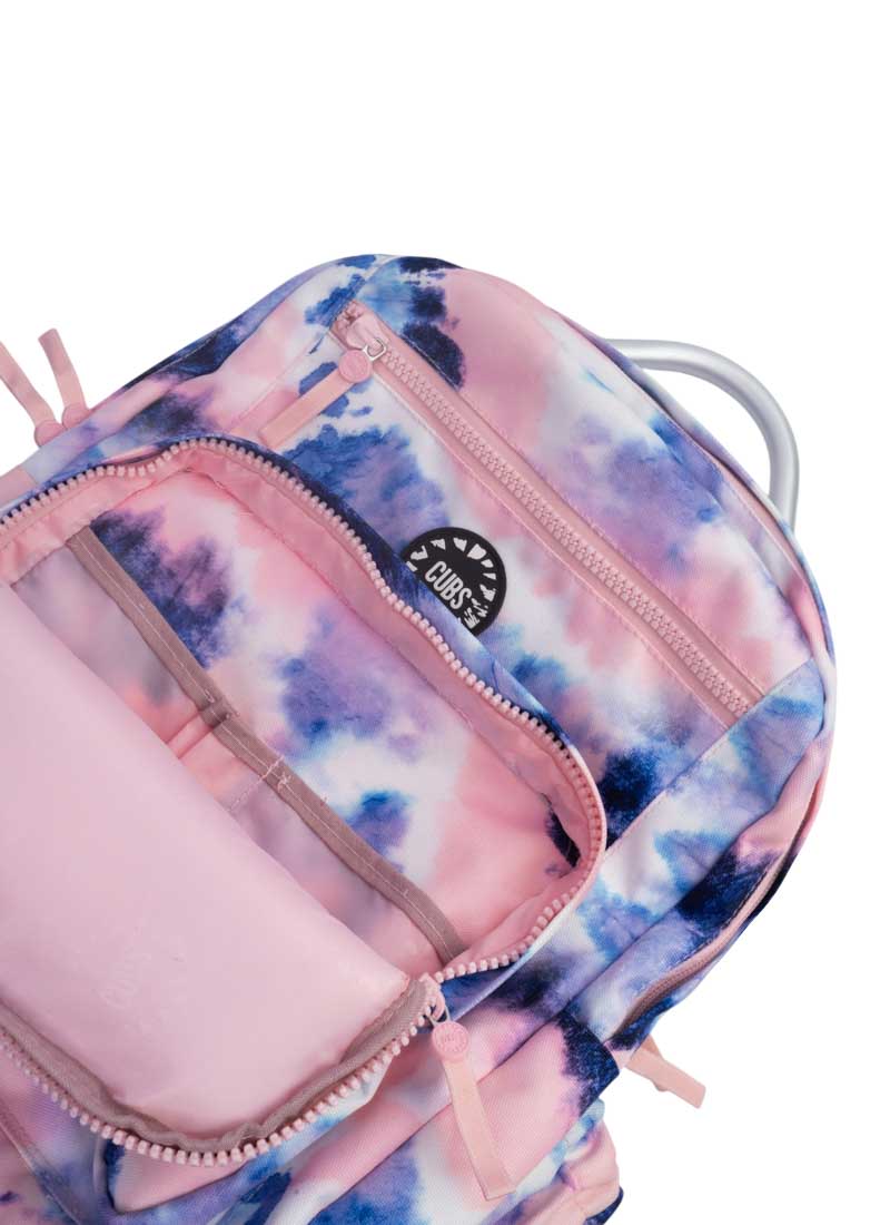 Bluish Tie Dye backpack Bag1