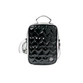 Shiny Black High School Lunch Bag