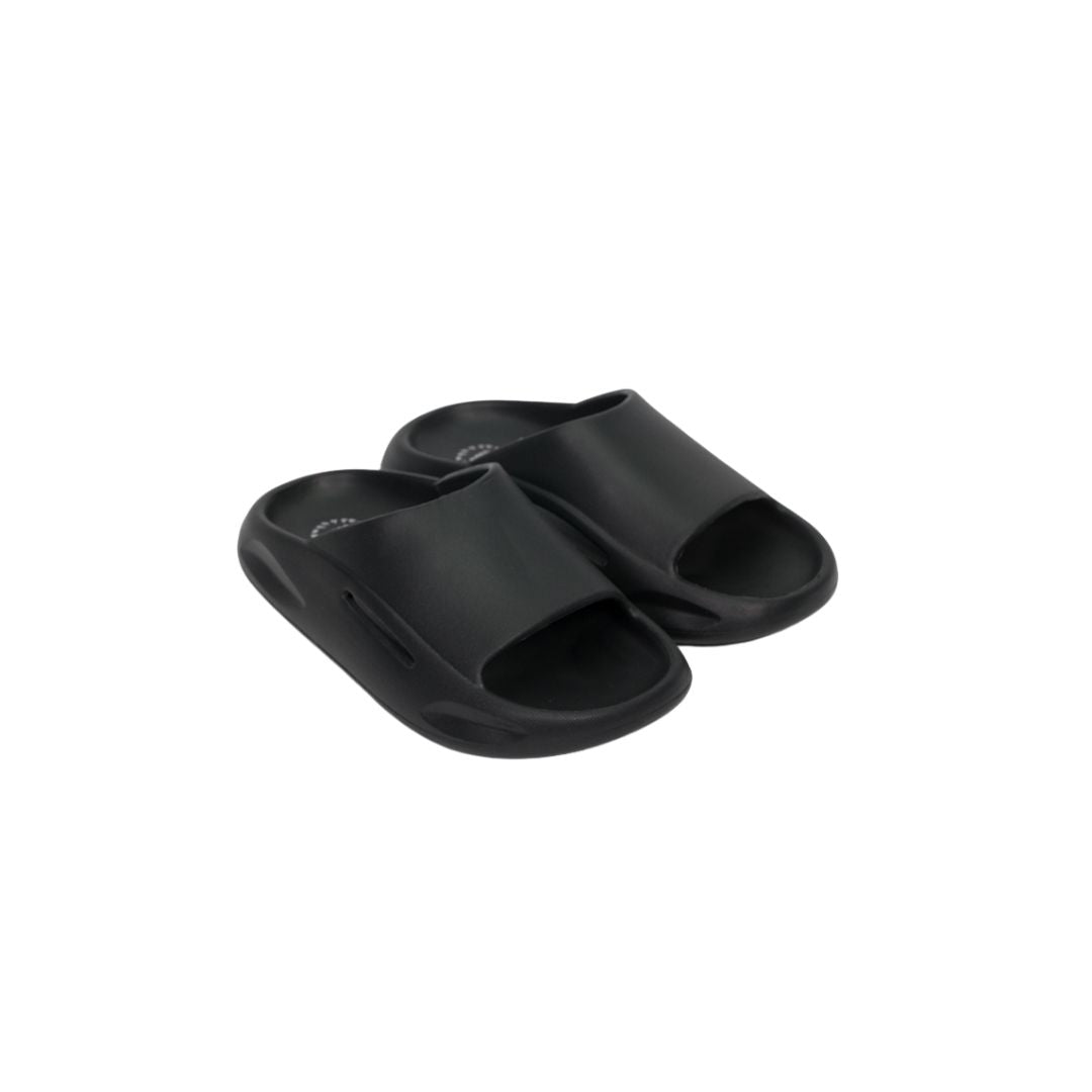 CUBS Adults Pillow Slipper High Platform Black