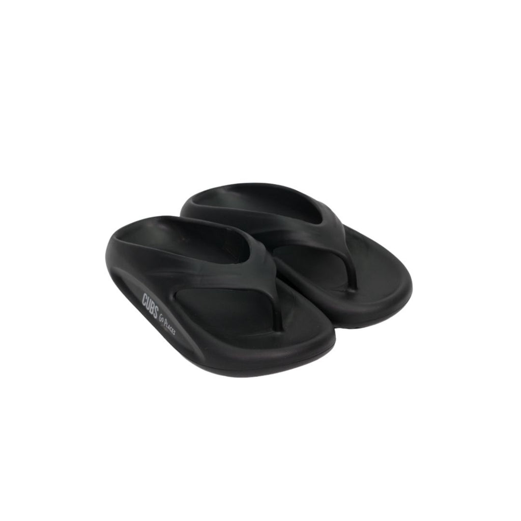 CUBS Chunky High Platform Flip Flop Black