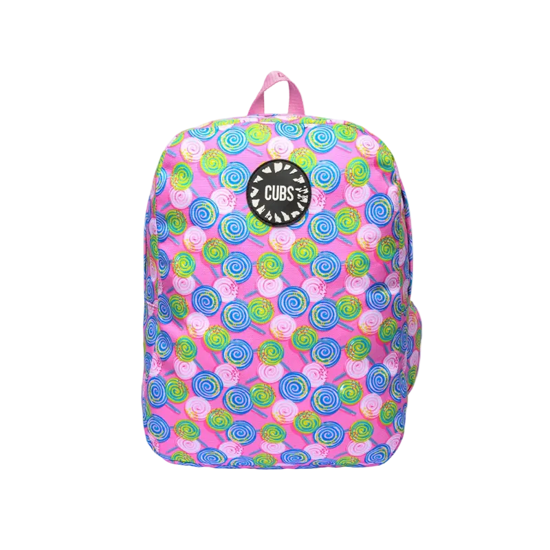 Pink Lollipop Big & Basic Backpack