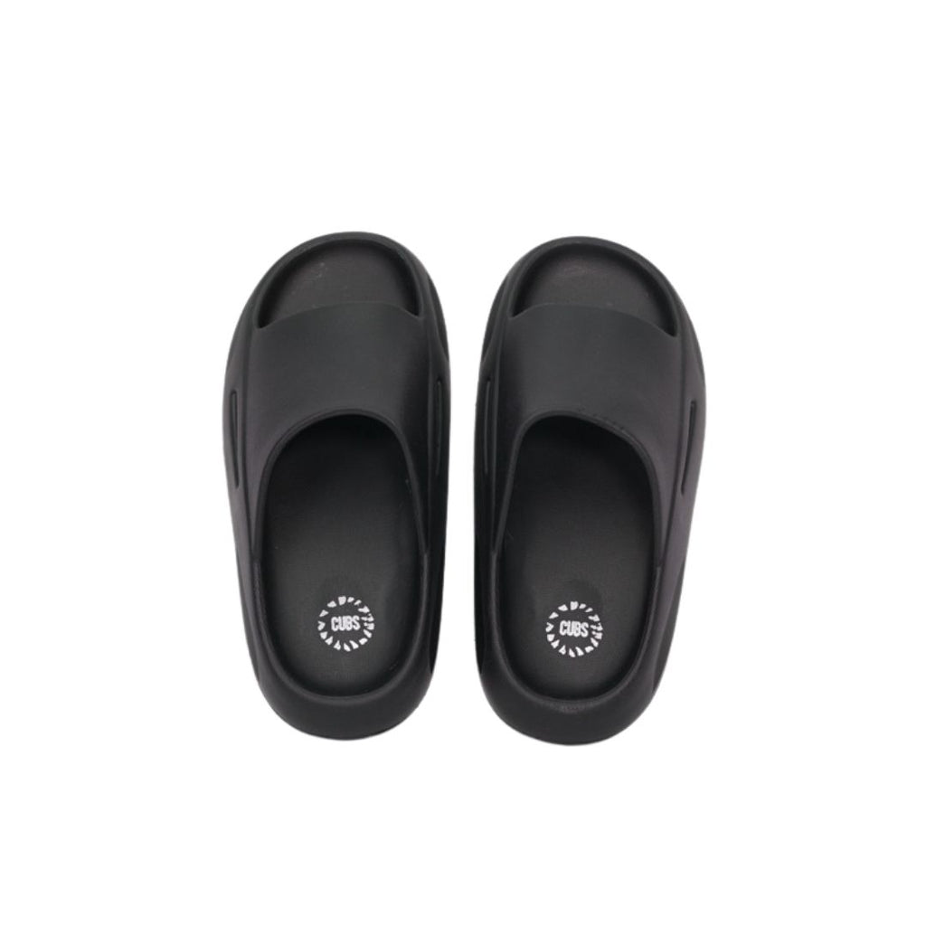 CUBS Adults Pillow Slipper High Platform Black