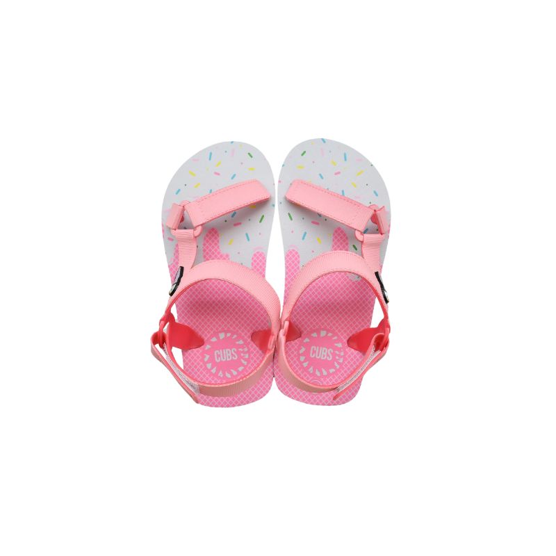 Pink Ice Cream Cone Girls Sling CUBS Sandal