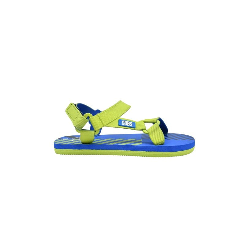 Royal Blue - Neon Green Boys Sporty Sling CUBS Sandal
