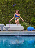 CUBS Girls Swim Suit Colorful Ruffles