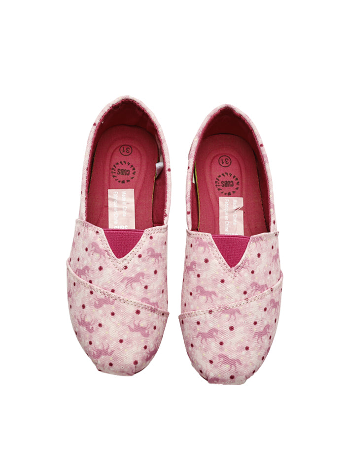 Lilac Unicorn Slip-on Espadrilles Ballerina