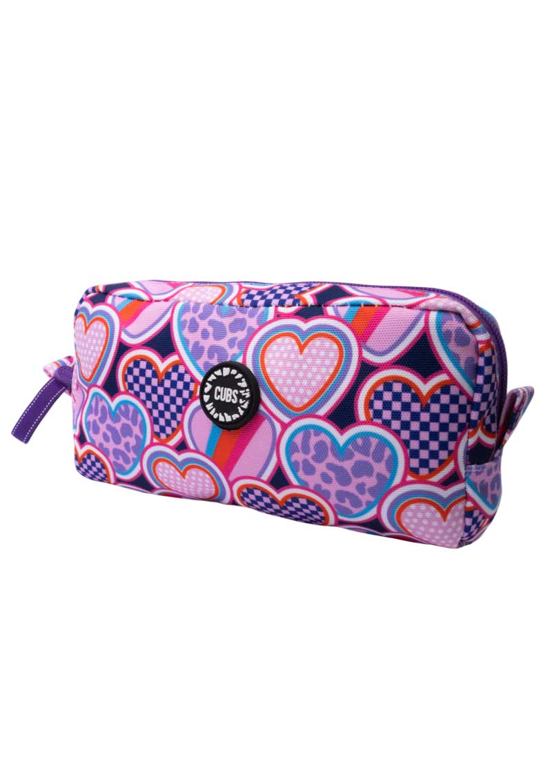 Purple Hearts  Pencil case