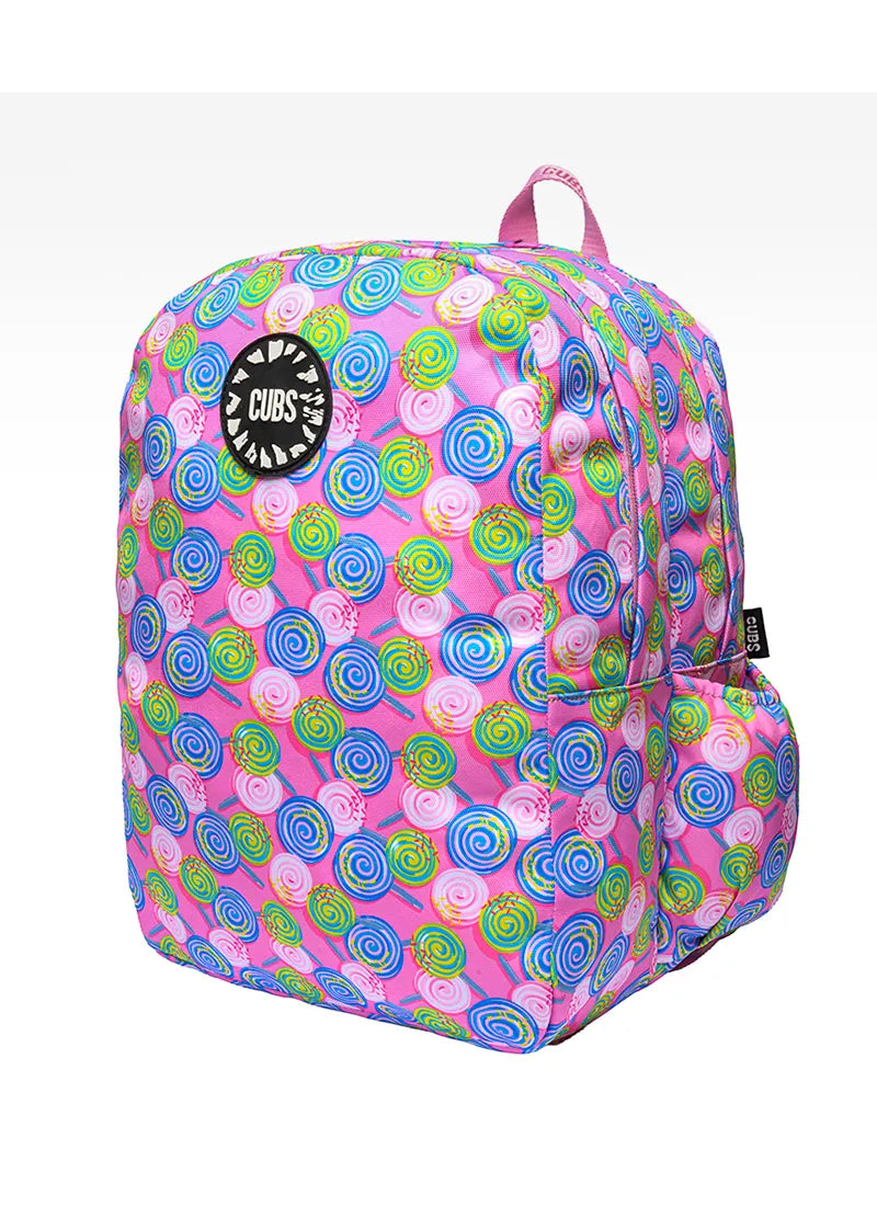 Pink Lollipop Big & Basic Backpack