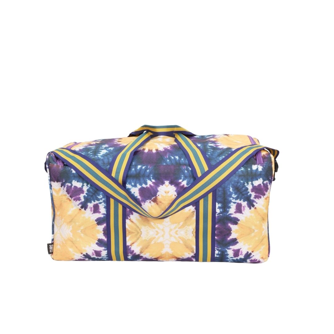 Purple/Blue Tie Dye weekender Duffle Bag