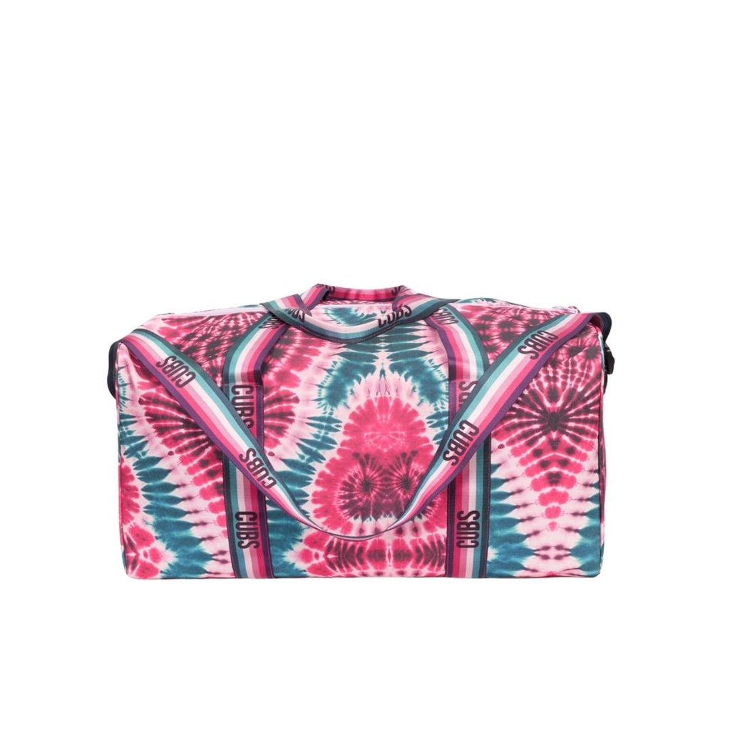 Burgandy Tie dyeduffle bag