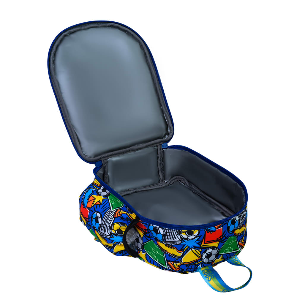 Football Fan letter A Nursery Lunch Backpack