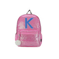 Pink Sequin with Letter K