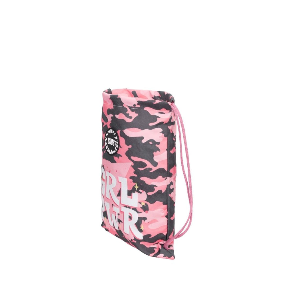 Camo Girl Power String Bag