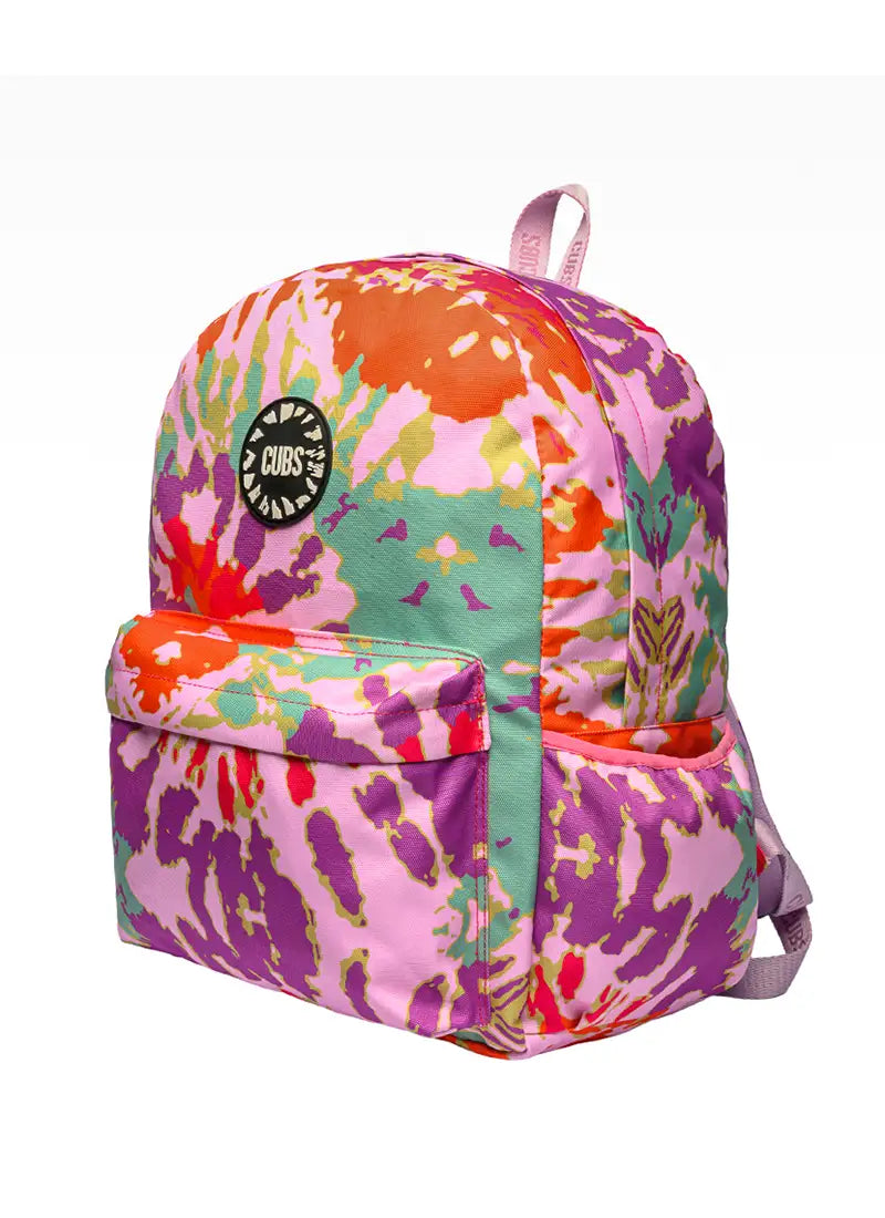 Purple & Orange Tie Dye Junior Backpack