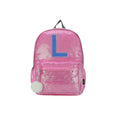 Pink Sequin with Letter L