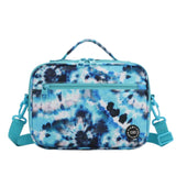 Turquoise Tie Dye Lunch Bag