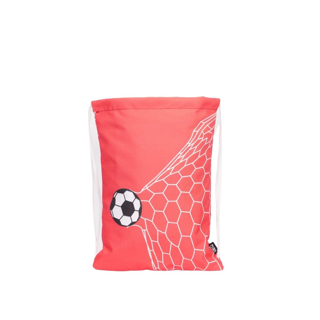 Red Football Goal String Bag
