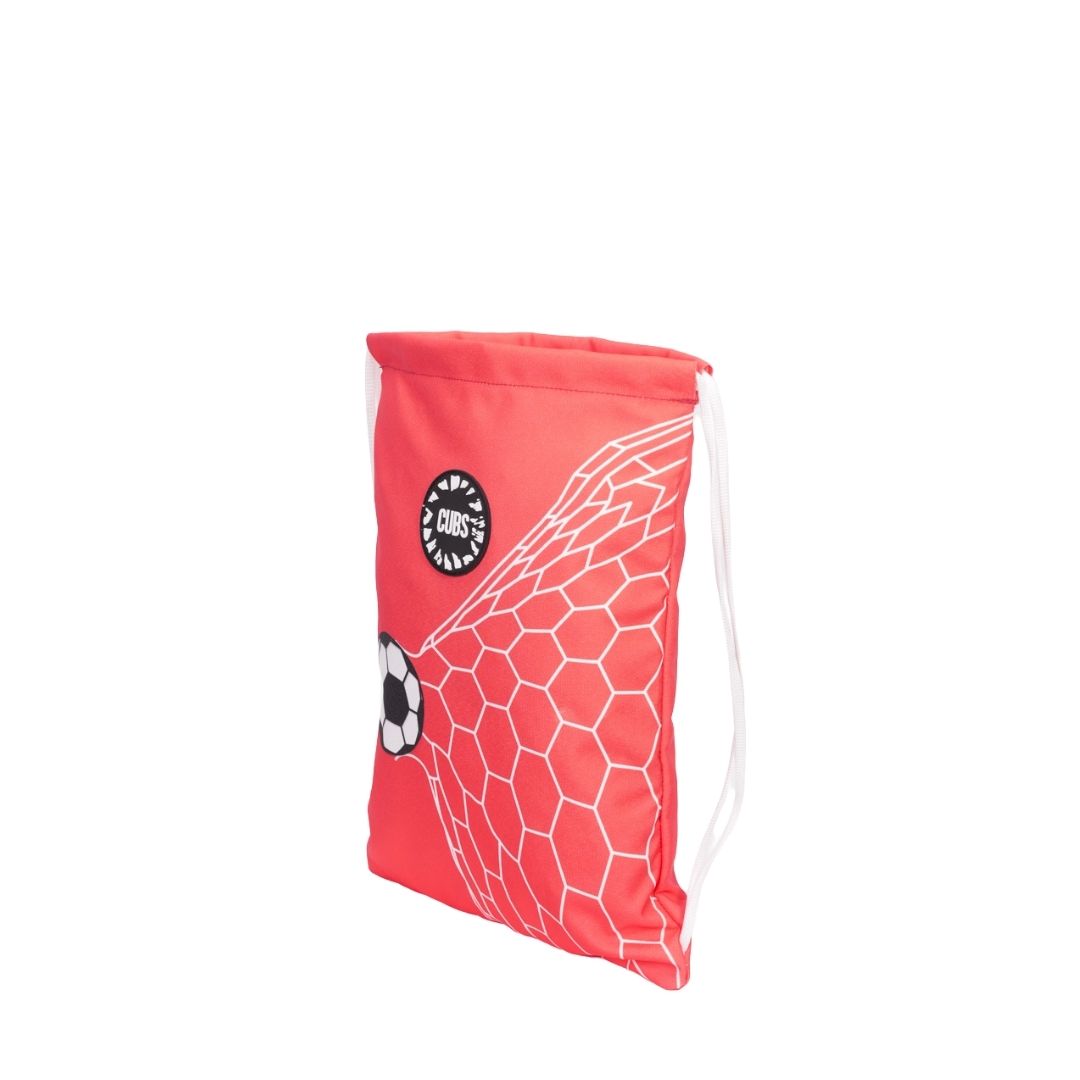 Red Football Goal String Bag