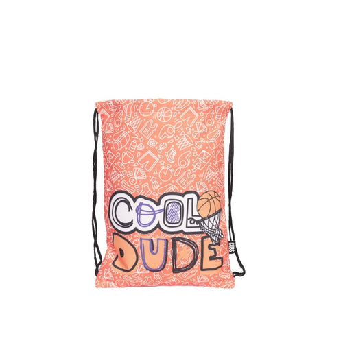 Cool Dude Basketball Black String Bag