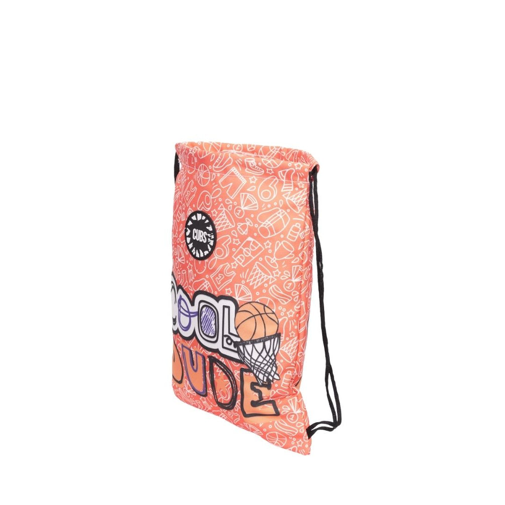 Cool Dude Basketball Black String Bag