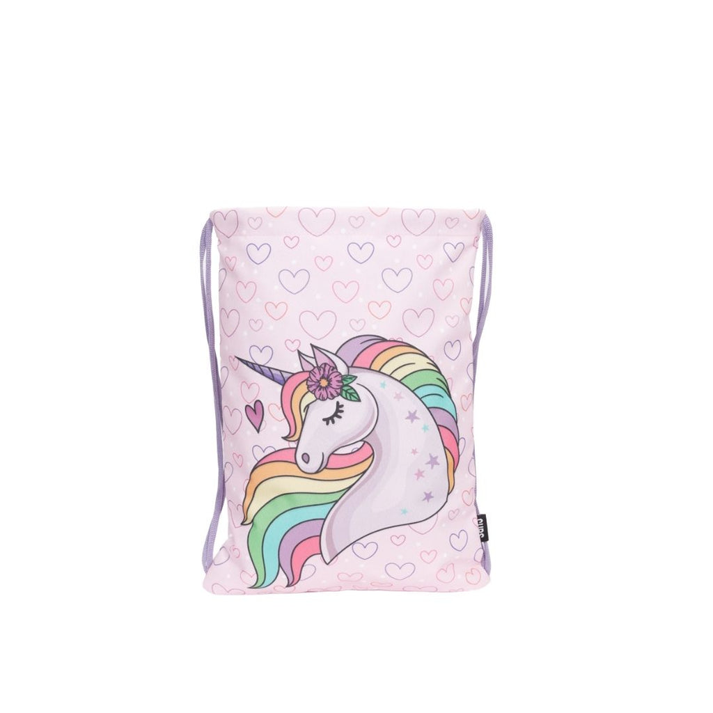 Unicorn Hearts String Bag