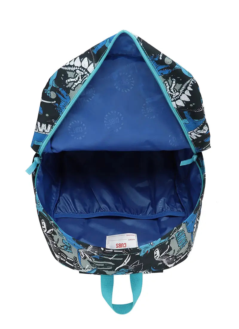 Black and Blue Roar Junior Student Backpack