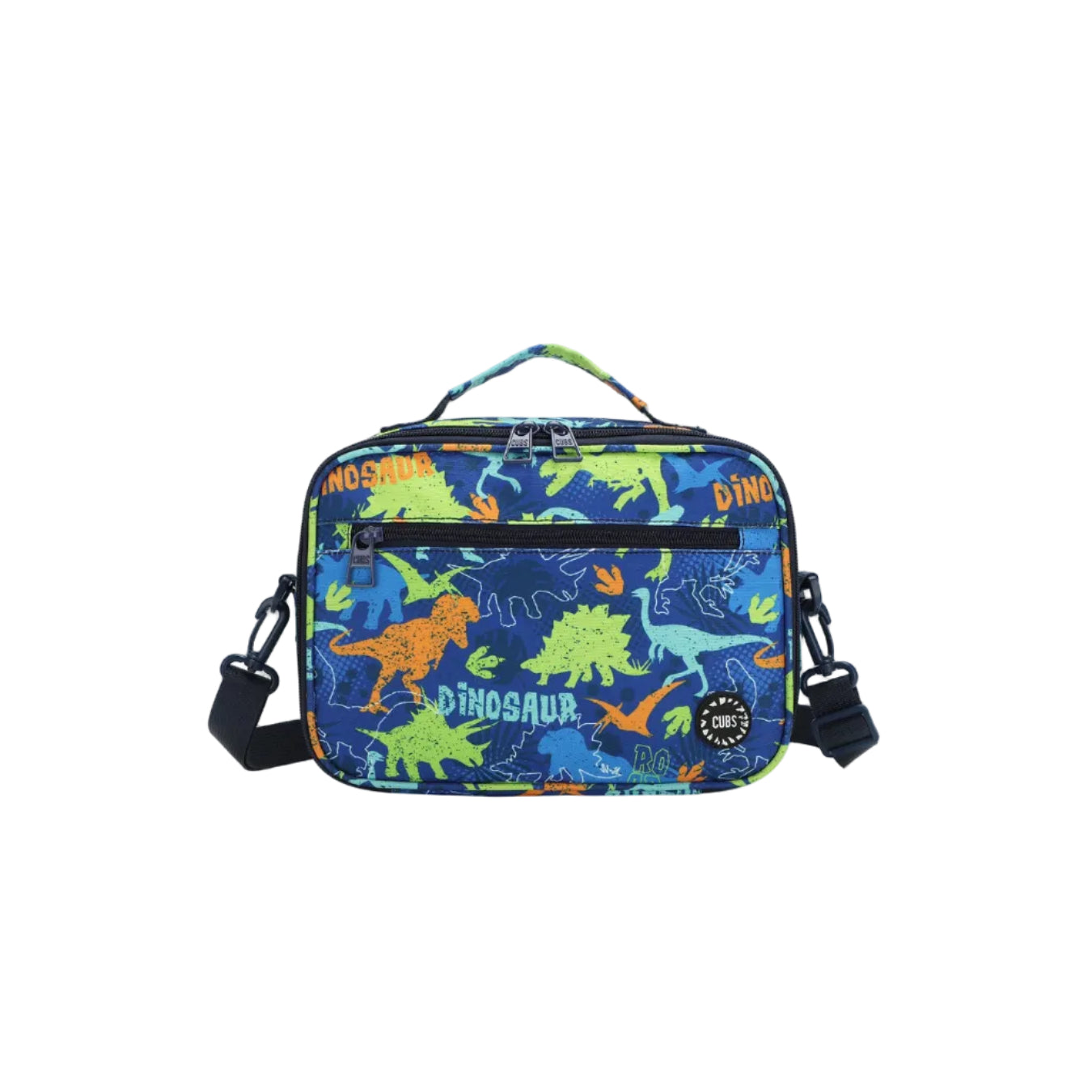 Loud Roar Blue cross body lunch bag
