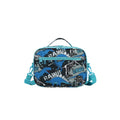 Black and Blue Roar cross body lunch bag