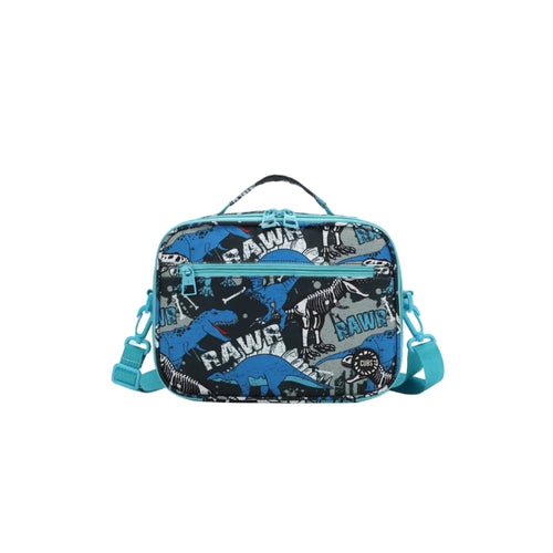 Black and Blue Roar cross body lunch bag