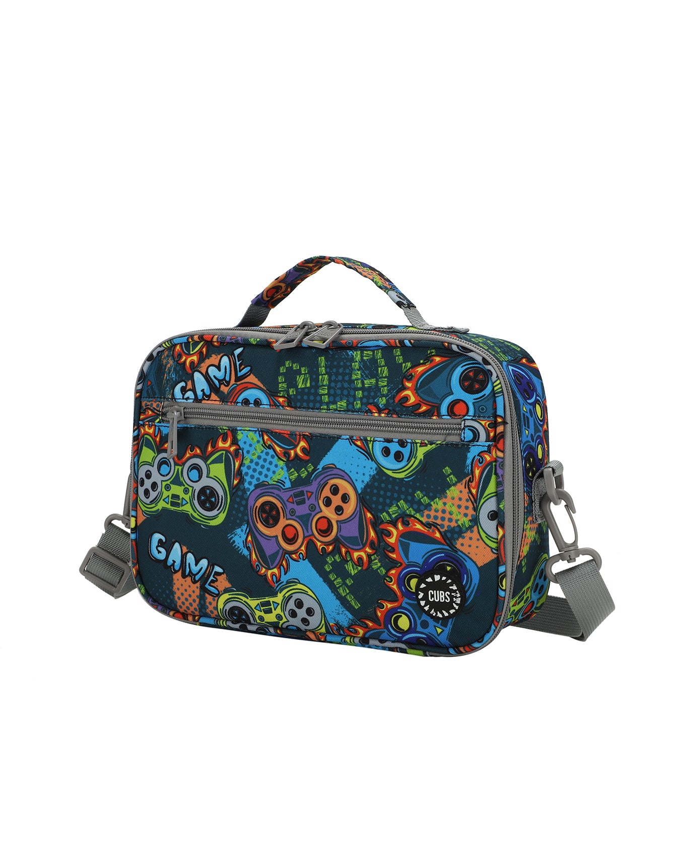 I paly to Win cross body lunch bag