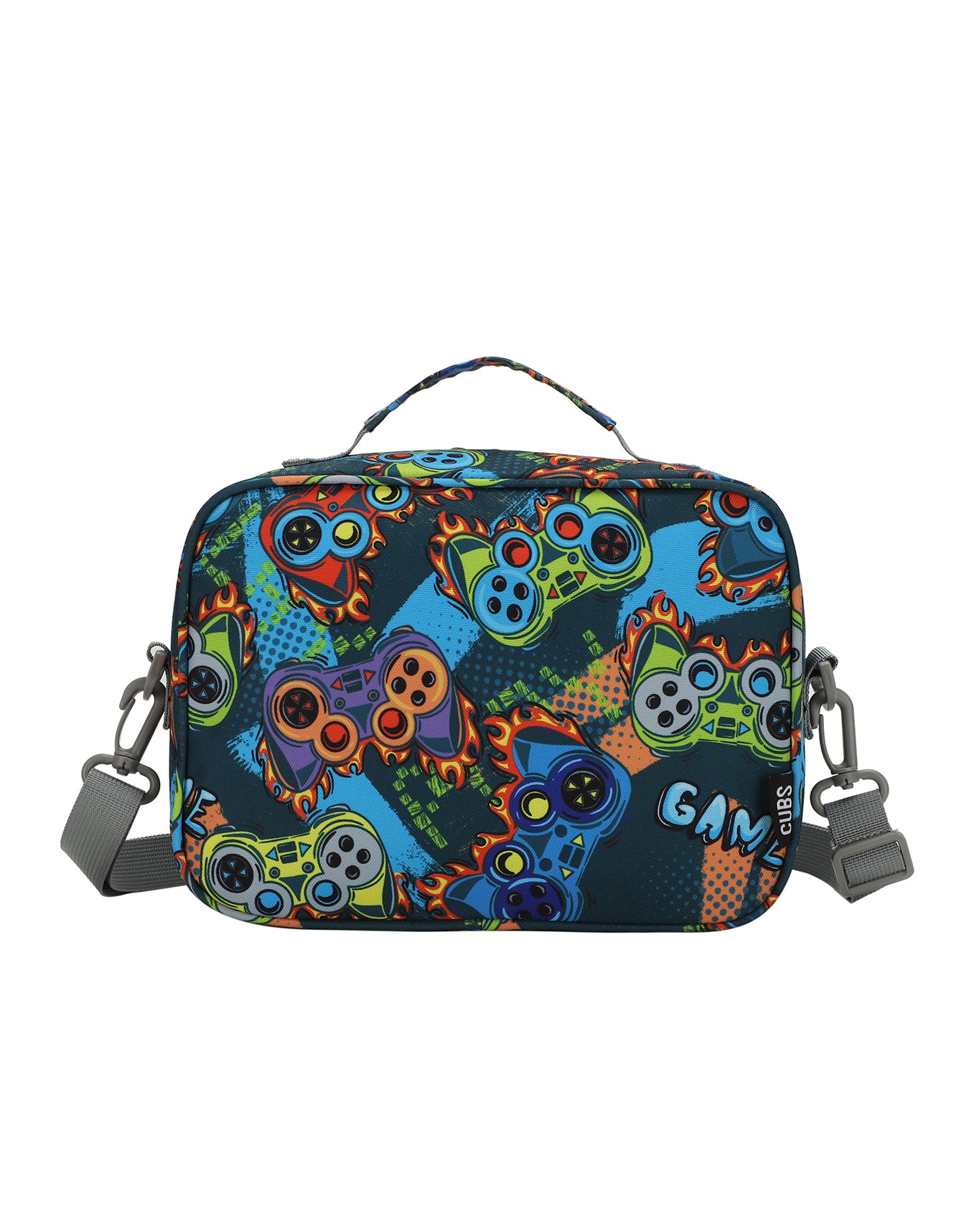 I paly to Win cross body lunch bag