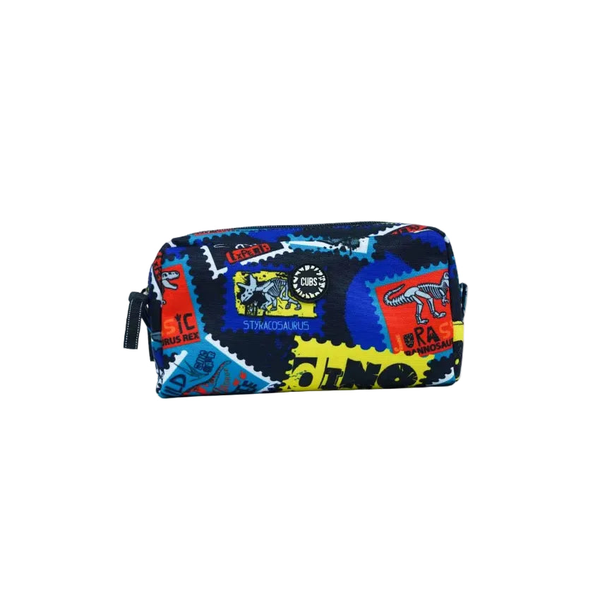 Navy T-Rex Pencil case
