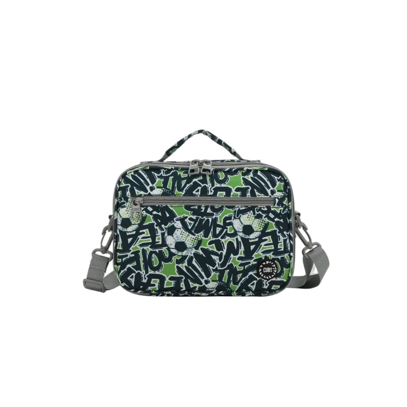 Graffiti Football cross body lunch bag