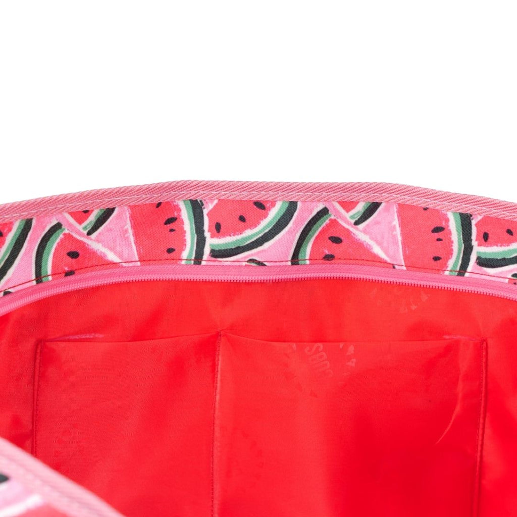 Madly in love with pink watermelons women Single Face tote bag