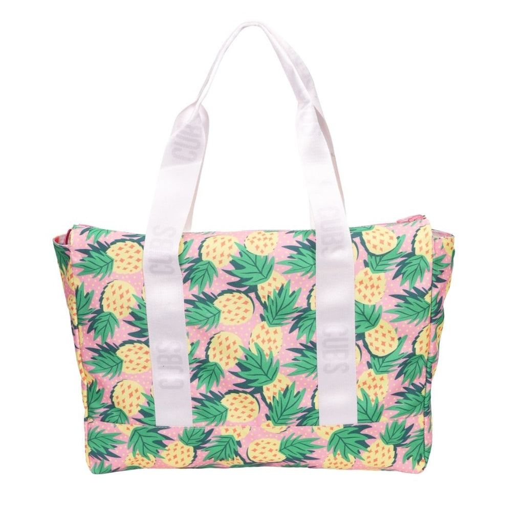 Pineapple Fiesta women tote bag
