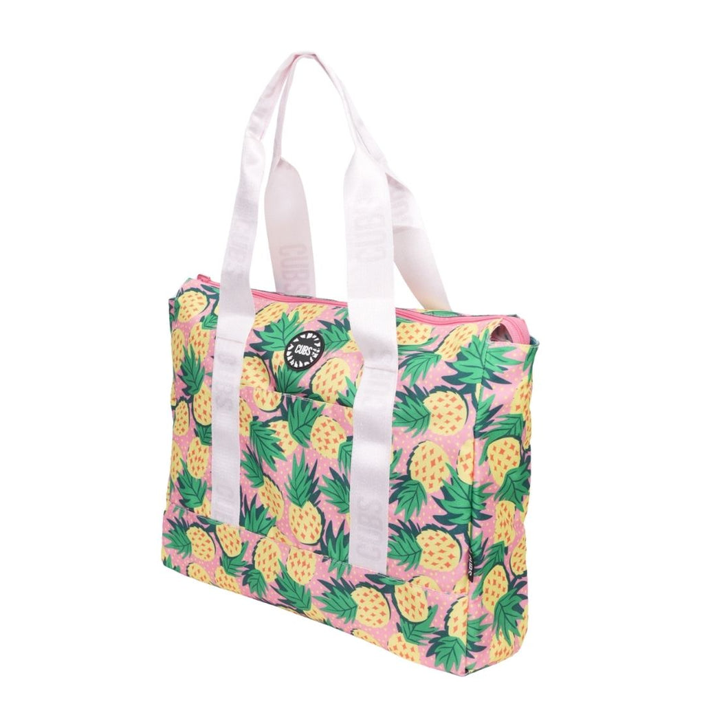 Pineapple Fiesta women tote bag