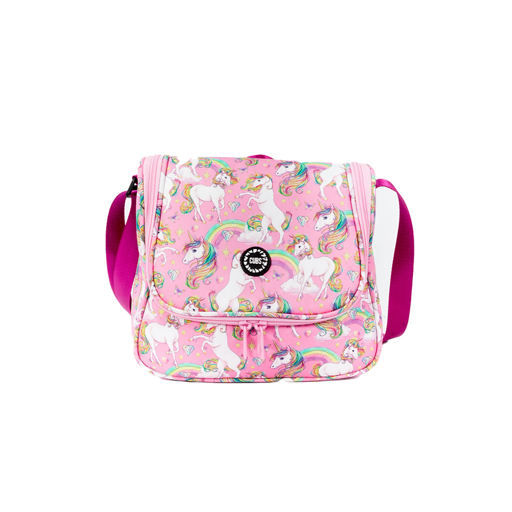 Dreamy Pink Unicorn Cross Body Lunch Bag