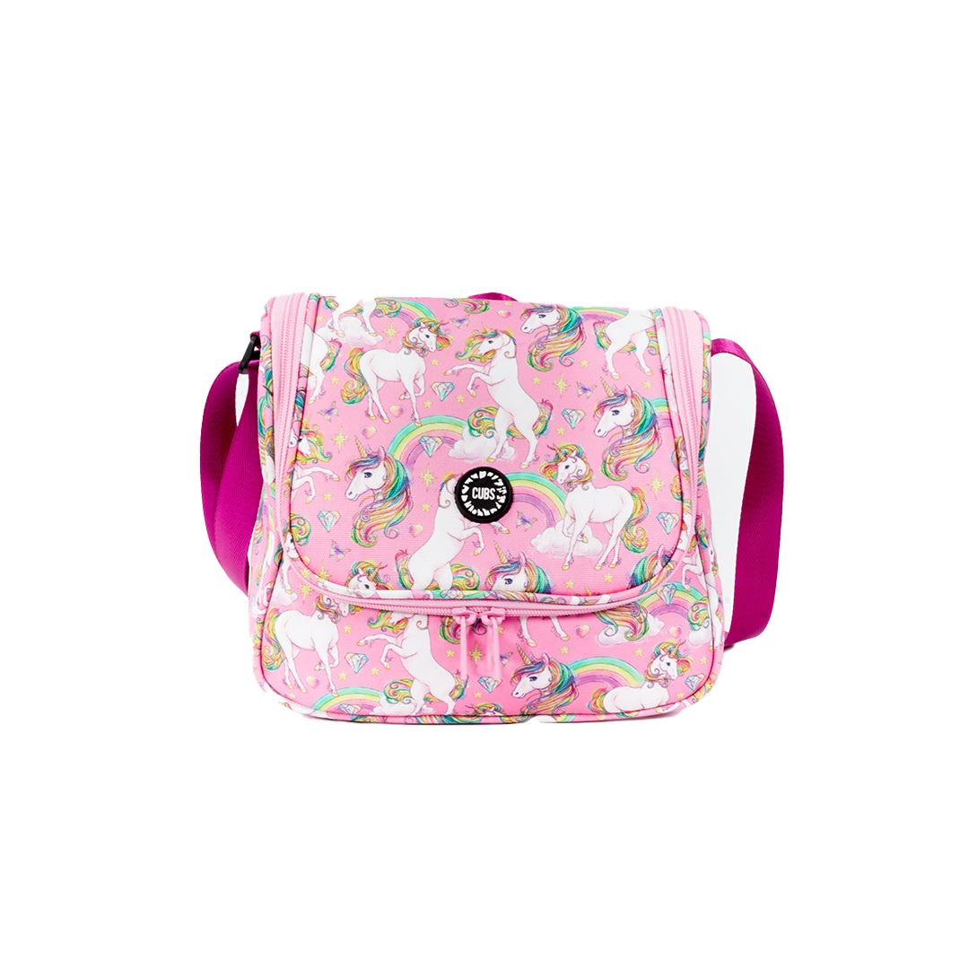 Dreamy Pink Unicorn Cross Body Lunch Bag