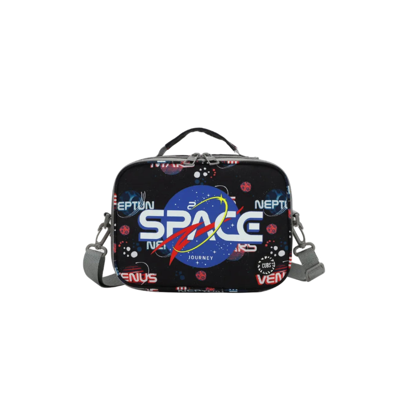Space Journey cross body lunch bag