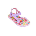 Purple Leopard Girls Sling CUBS Sandal