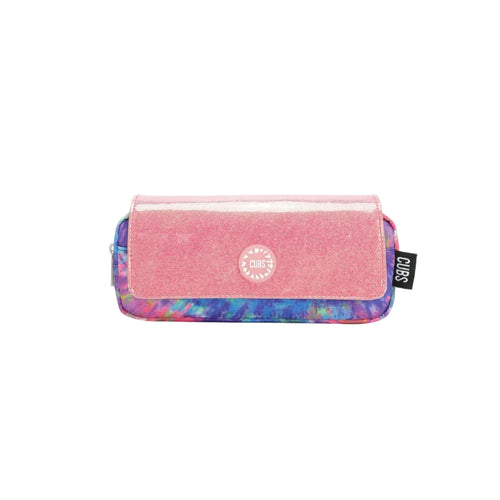 Blue and Purple tie dye High School Pencil Case