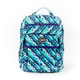Water Color Turquoise Tie Dye Senior Backpack