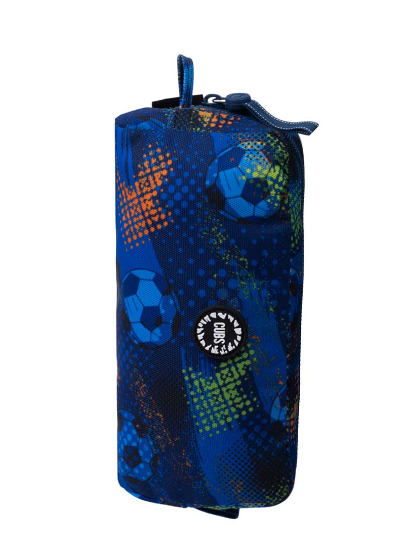 Blue Football Pencil case