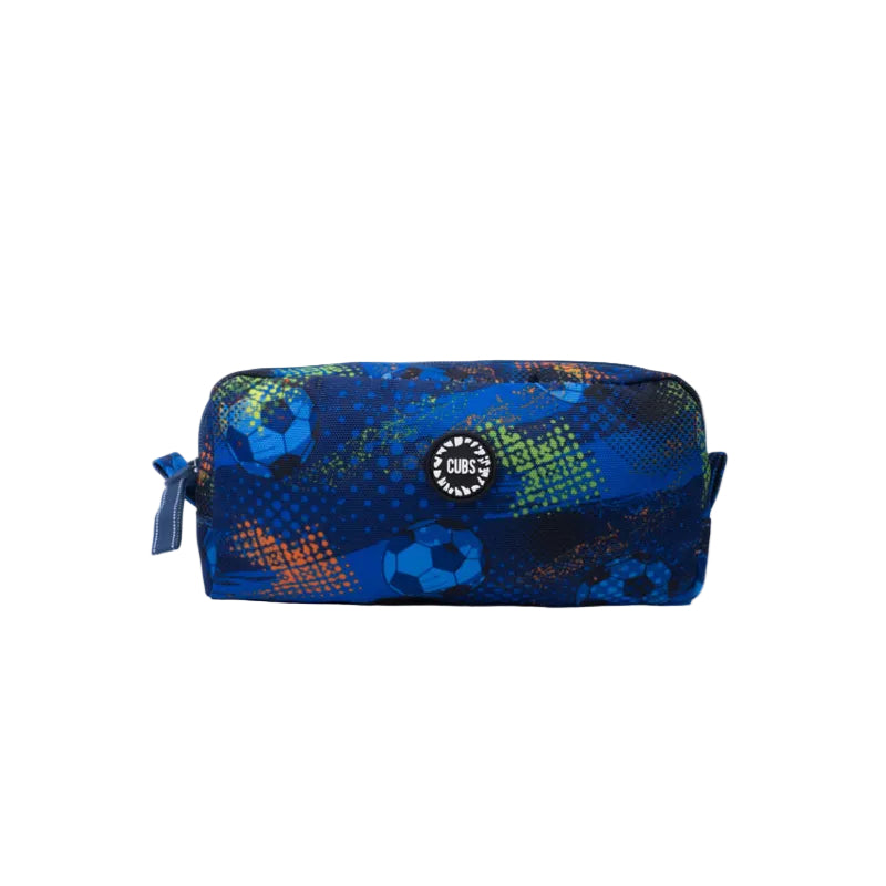 Blue Football Pencil case