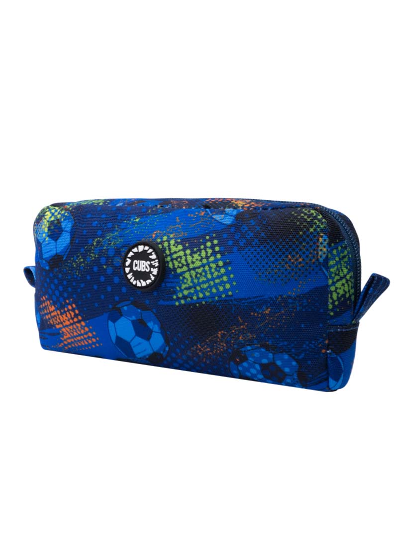 Blue Football Pencil case