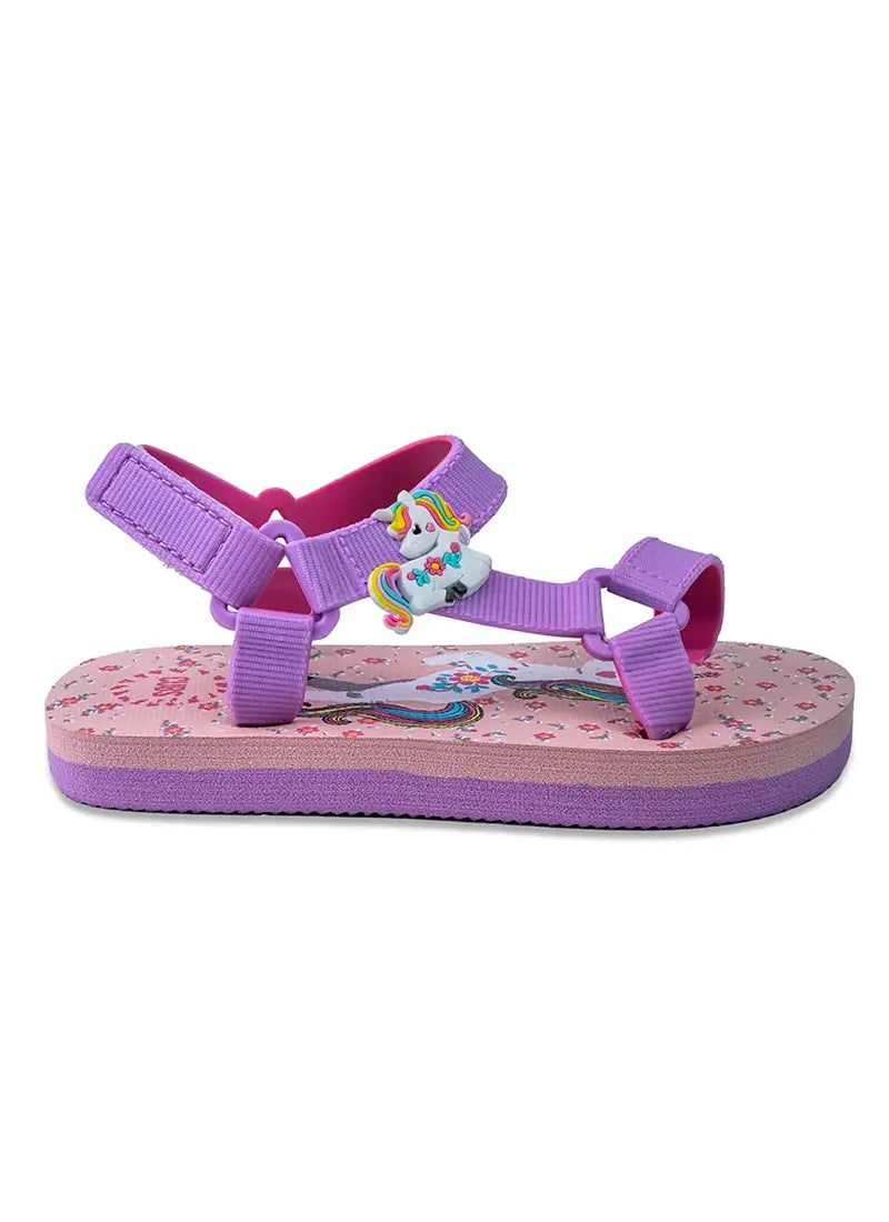 Sling Sandal Junior Girls Unicorn Baby Rose
