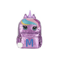 Cute Purple Unicorn Sequin Letter M