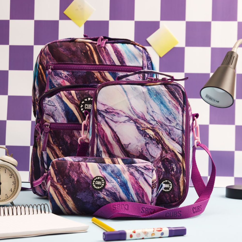 Purple Swirl Senior Lunch Bag