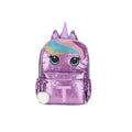 Cute Purple Unicorn Sequin Letter T