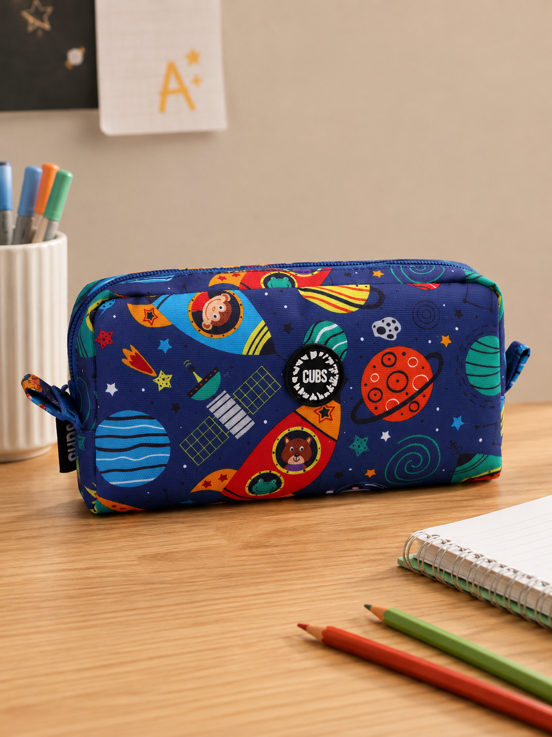 Animal in The Space Junior Student Pencil Case